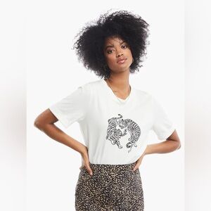 Able Gloria (Tiger) Graphic Tee, Size Small